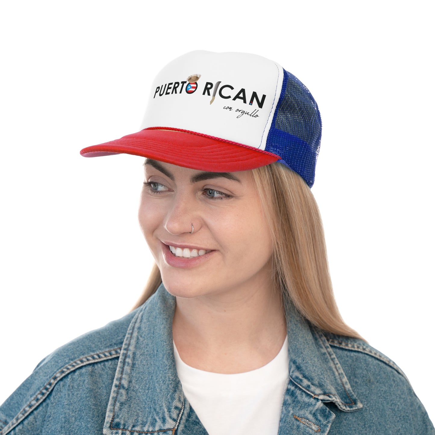Puerto Rican con Orgullo Bandera Puerto Rican Pride Trucker Caps FREE SHIPPING