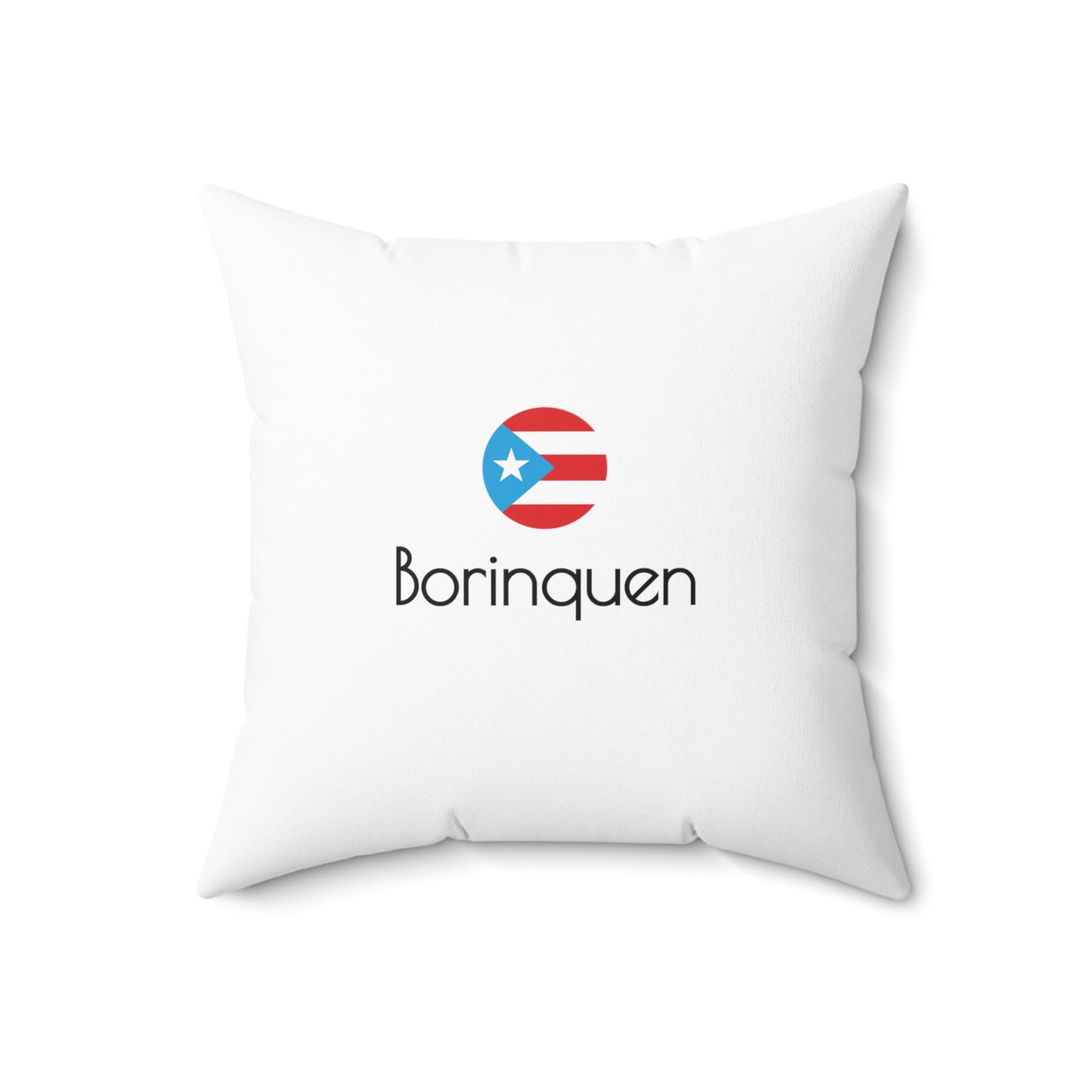 Abuela Boricua Always Here Never Left Spun Polyester Square Pillow
