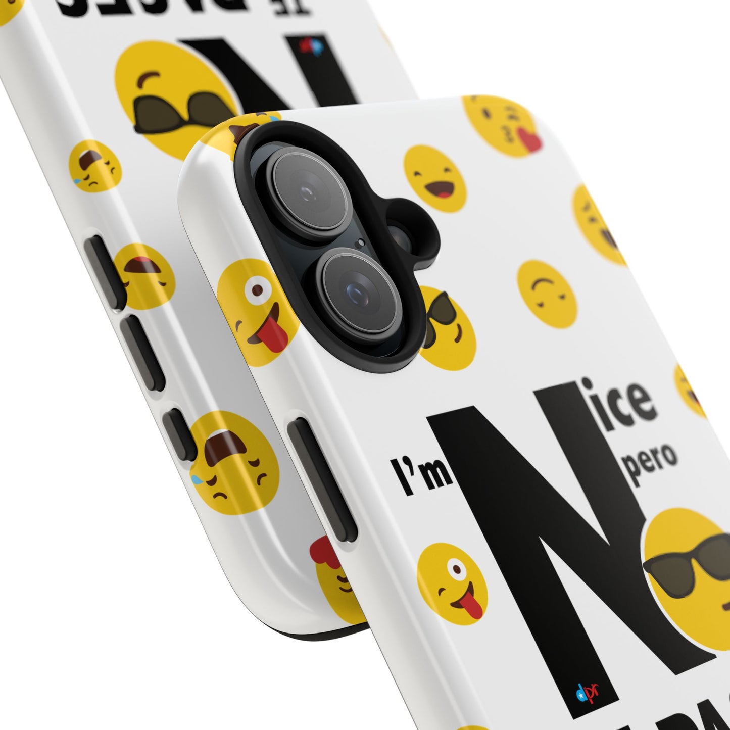 I'm Nice pero No Te Pases White Tough Phone Cases