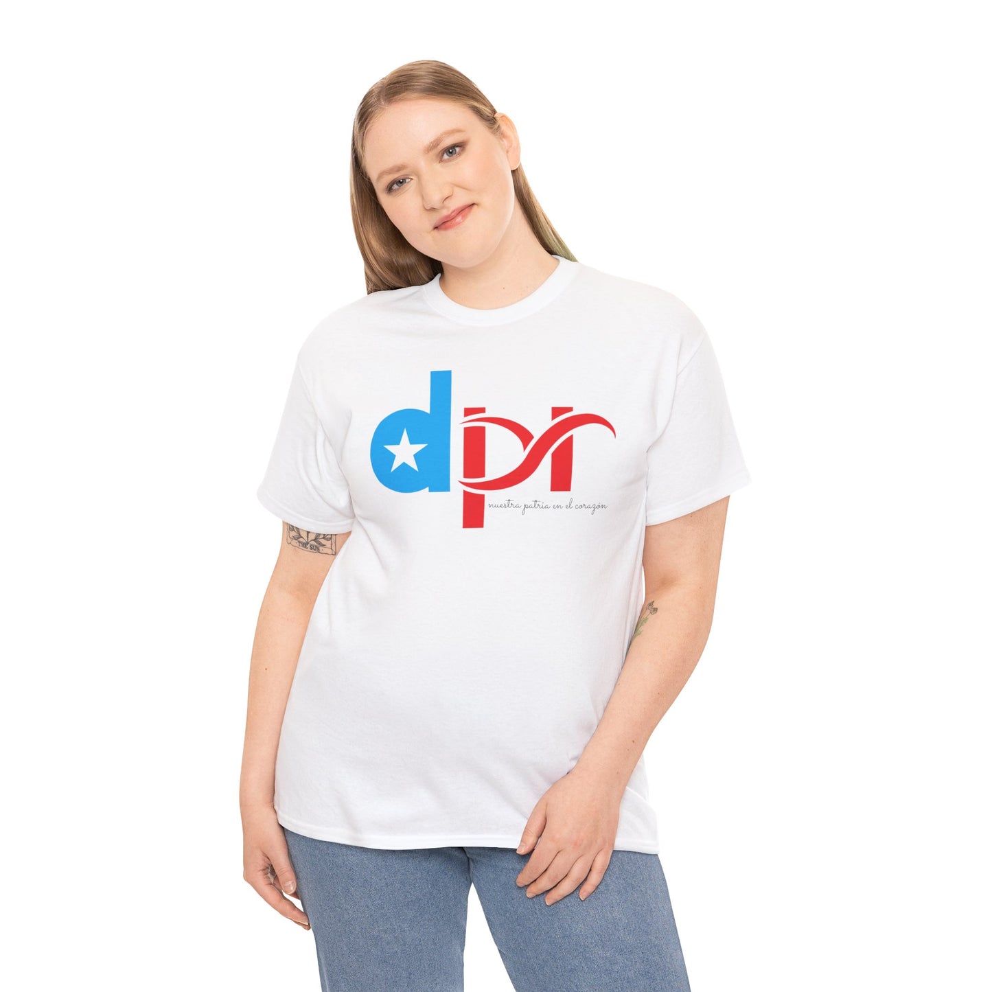 Dpr Nuestra patria en el corazón Regular Unisex Heavy Cotton Tee