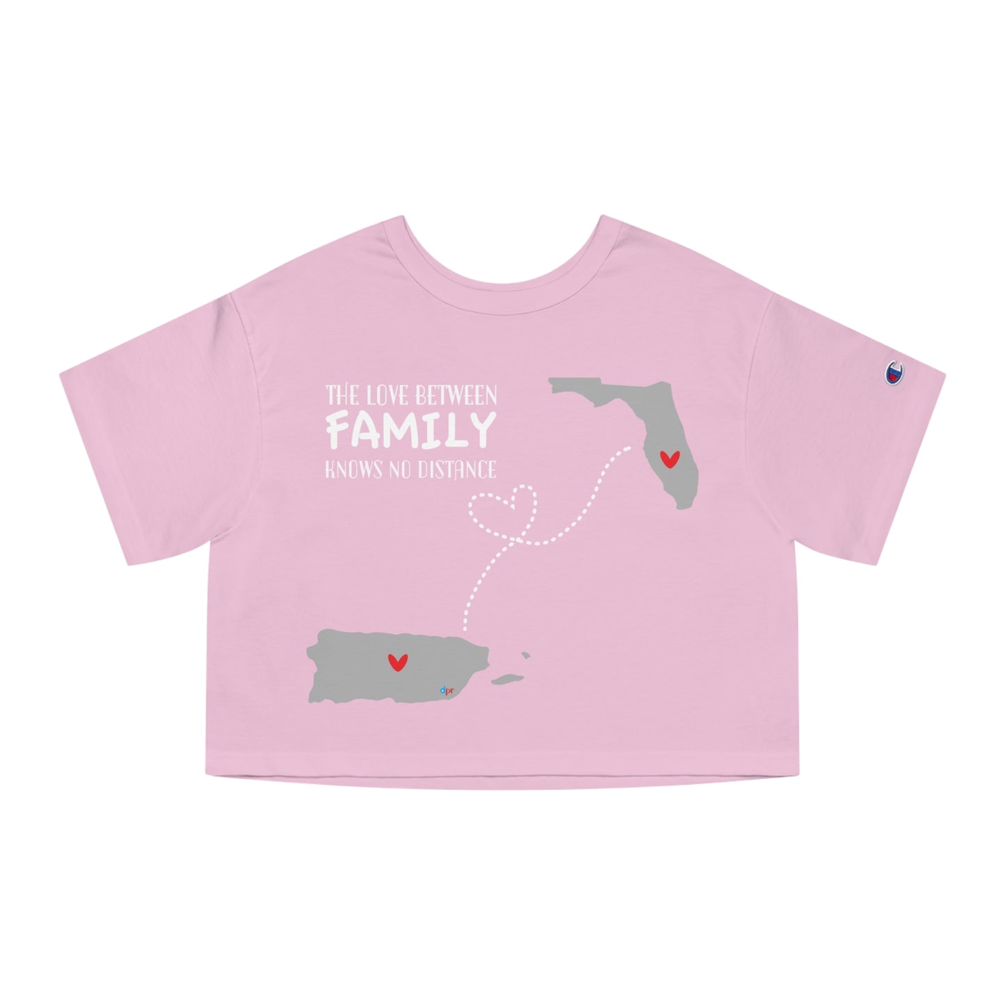 Love in the distance Florida Flowy Cropped Tee