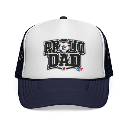 Proud Dad Soccer Boricua Trucker Caps FREE SHIPPING
