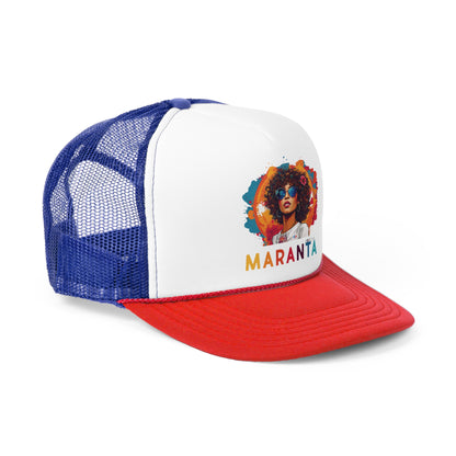 Maranta Flow Boricua Puerto Rican Pride Trucker Caps FREE SHIPPING