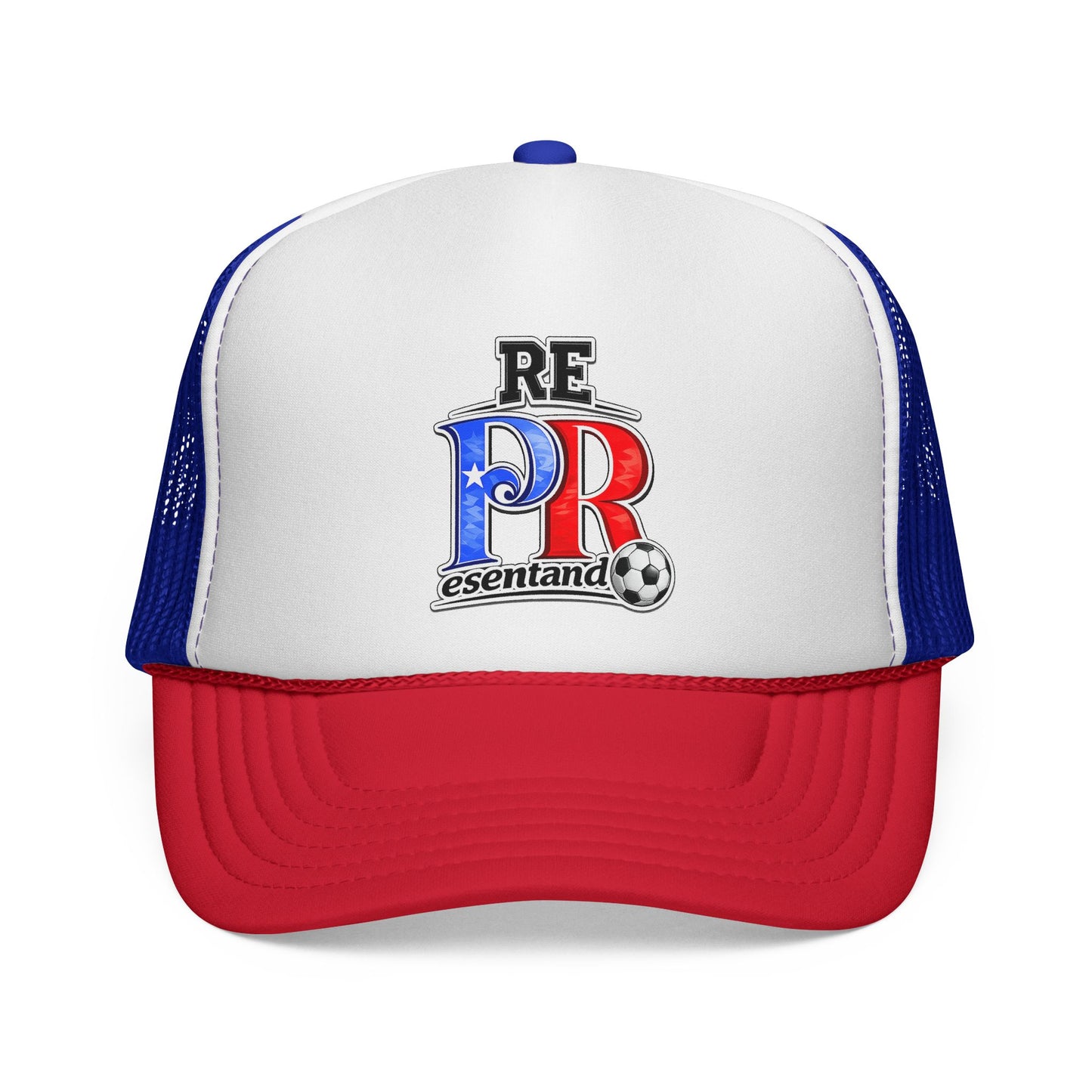 Puerto Rico Soccer ball REPresentando Trucker Caps FREE SHIPPING