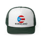 Borincano aunque naciera en la luna Puerto Rican Pride Trucker Caps FREE SHIPPING