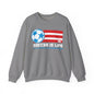 Soccer Is Life Puerto Rican Soccer Crewneck Sweatshirt | Unisex Heavy Blend™ Soccer Player & Fan Gift