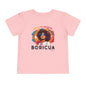 Back to School Boricua Girl Flow Black Toddler Short Sleeve Tee