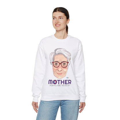 Mamá Boricua Always Here Never Left Heavy Blend™ Crewneck Sweatshirt