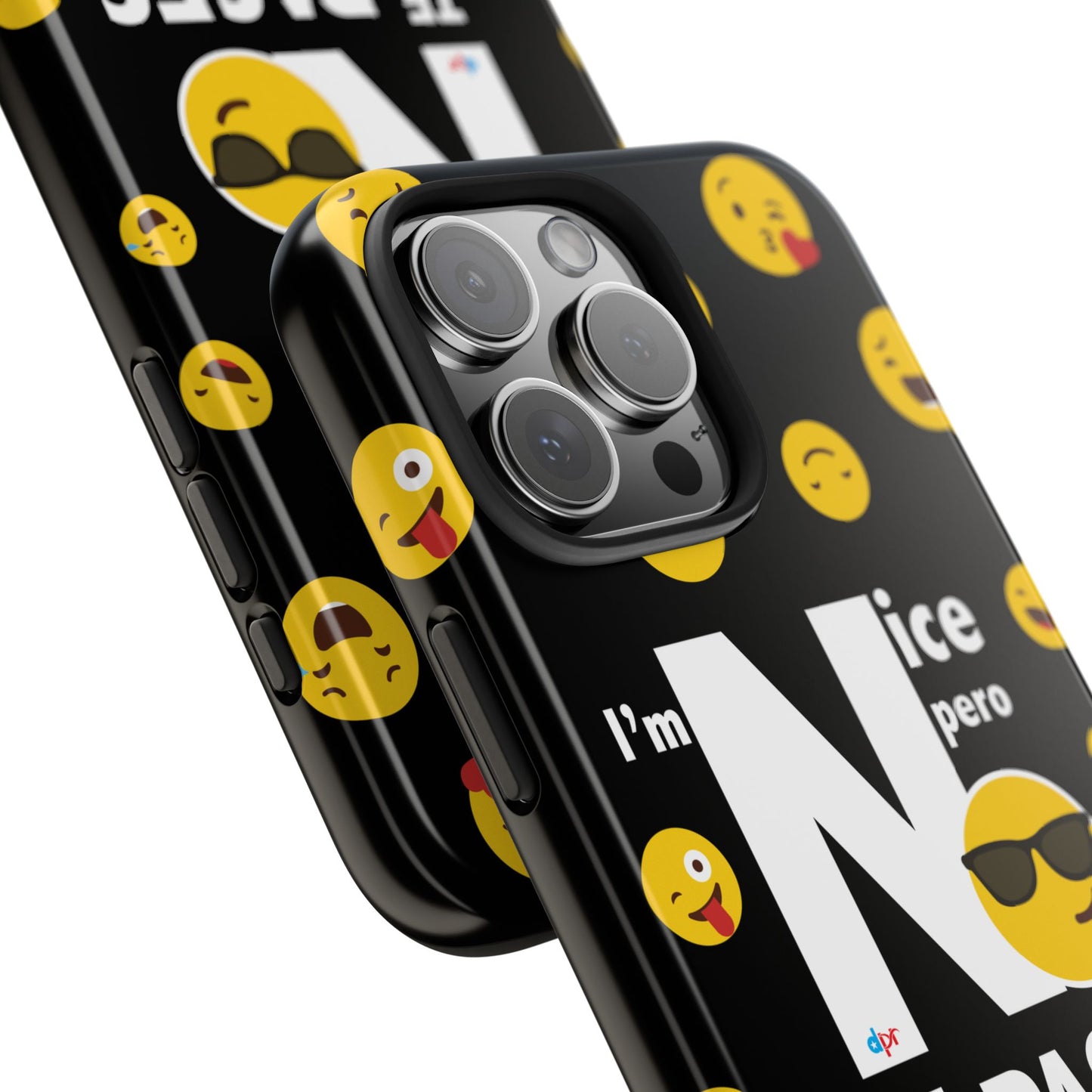 I'm Nice pero No Te Pases Black Tough Phone Cases