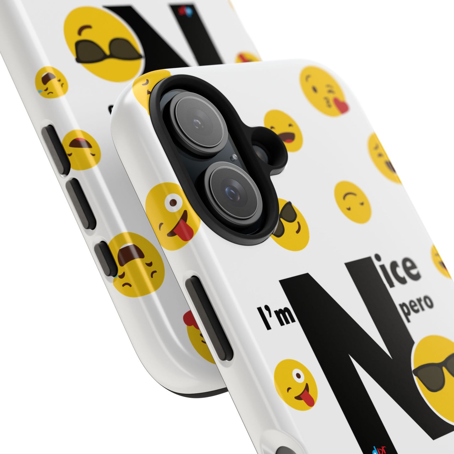 I'm Nice pero No Te Pases White Tough Phone Cases