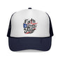 Faith Over Fear Puerto Rican Flag Soccer Ball Trucker Caps FREE SHIPPING