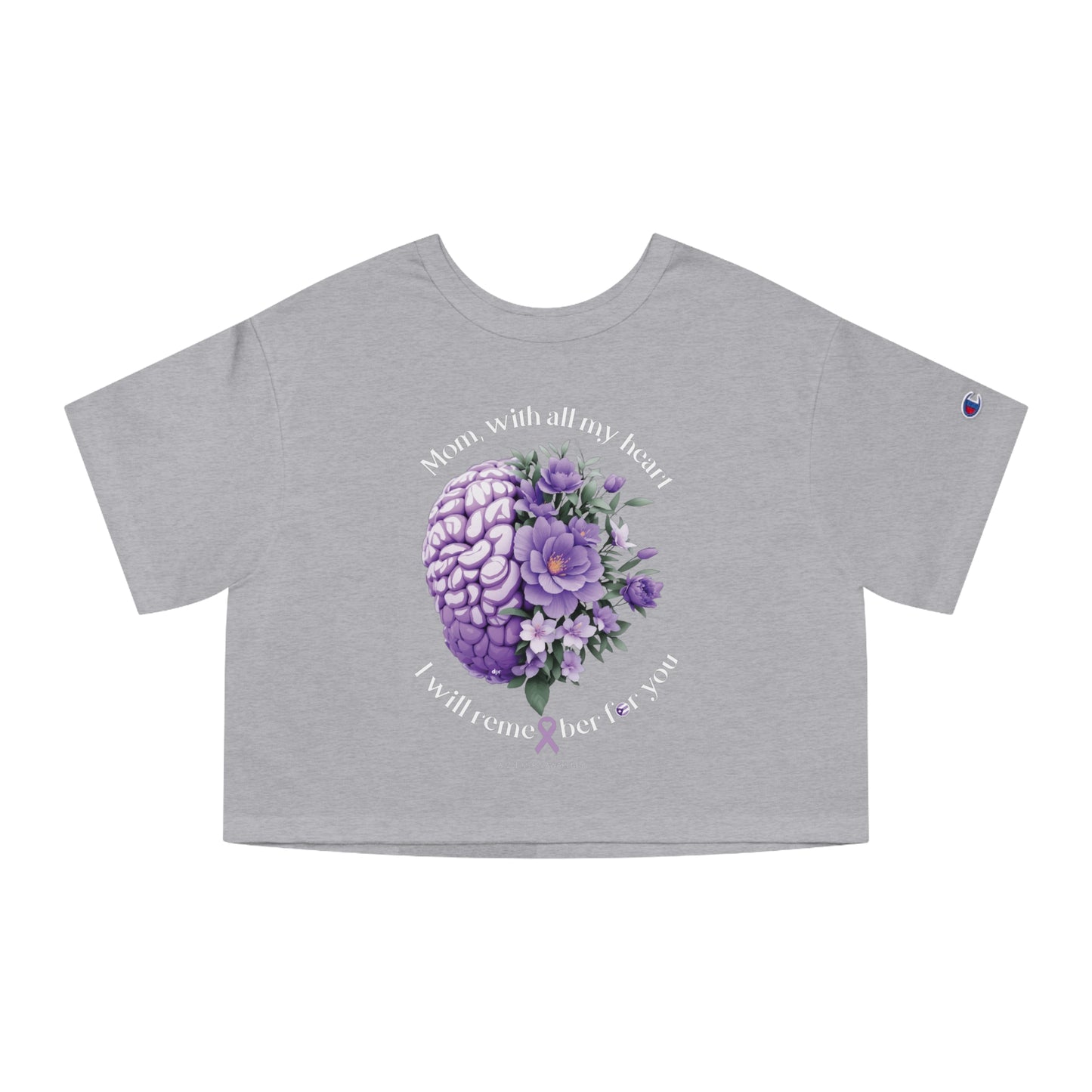MOM I Will Remember for You  Flowy Cropped Tee
