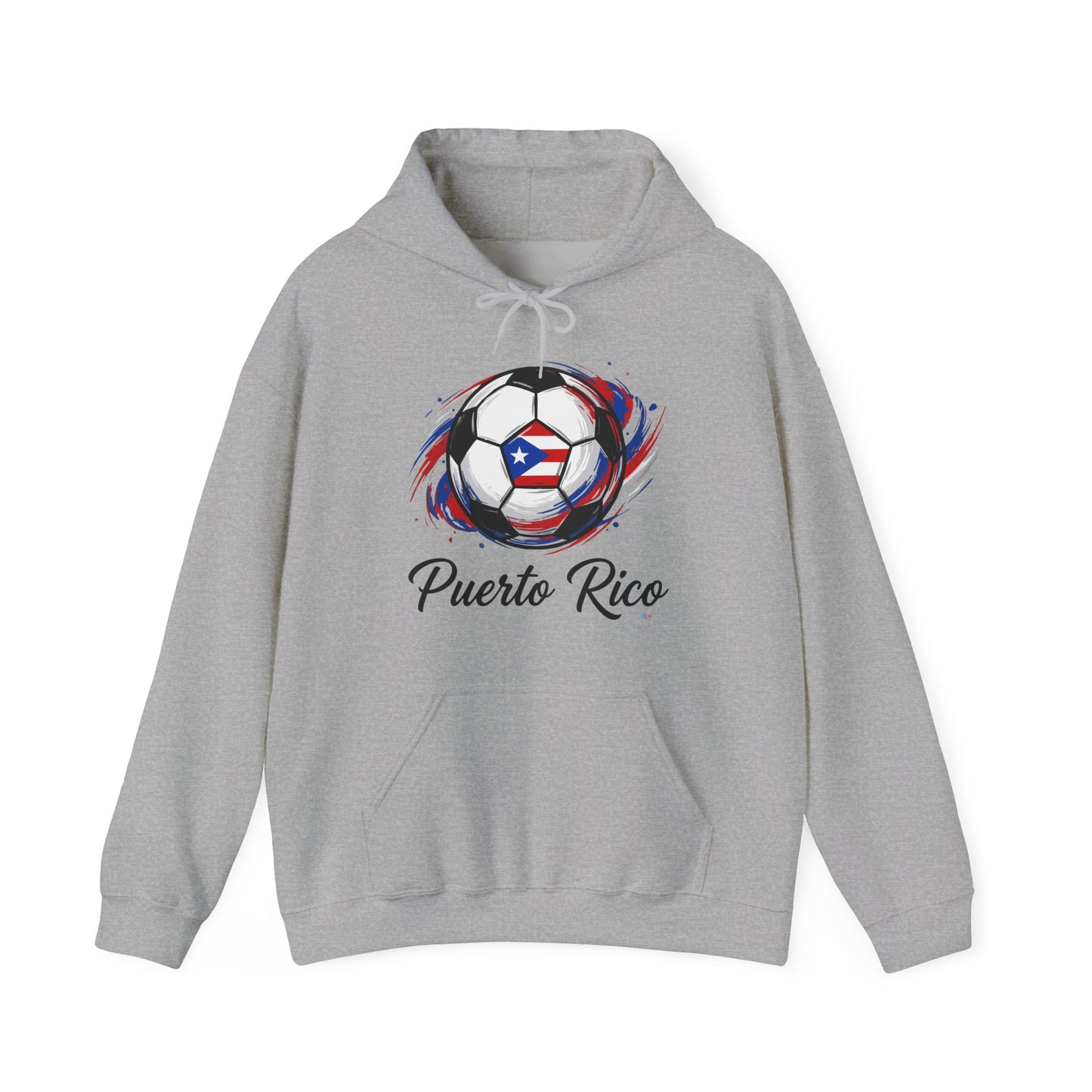 Puerto Rico Soccer ball Unisex Heavy Blend™ Boricua-Style Hoodies