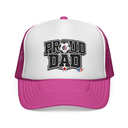 Proud Dad Soccer Boricua Trucker Caps FREE SHIPPING