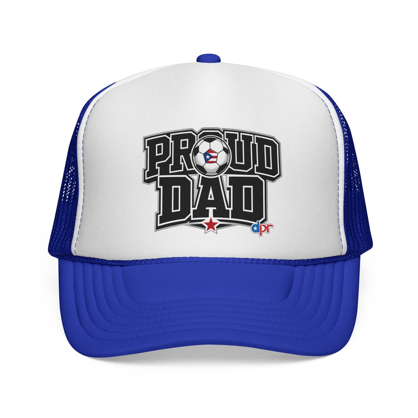Proud Dad Soccer Boricua Trucker Caps FREE SHIPPING