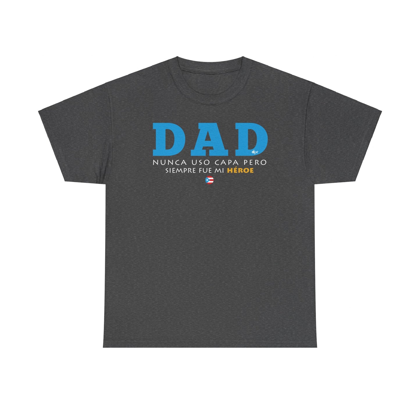 Dad Mi Héroe Blue Unisex Heavy Cotton Tee