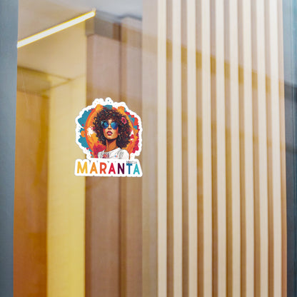 Maranta Boricua Girl Kiss-Cut Vinyl Decals