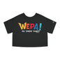 Wepa Boricua Flowy Cropped Tee