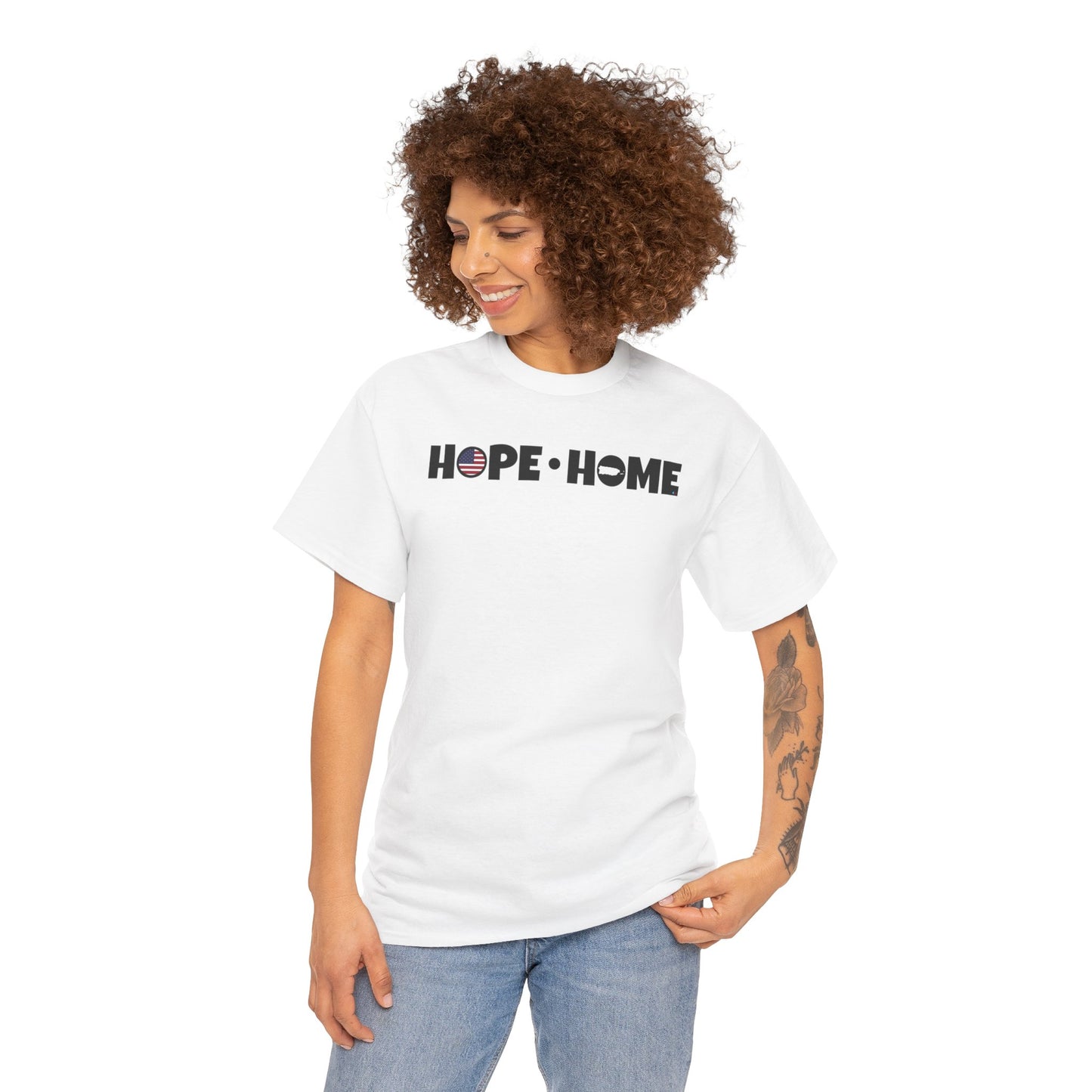 HOPE HOME PUERTO RICO Unisex Heavy Cotton Tee