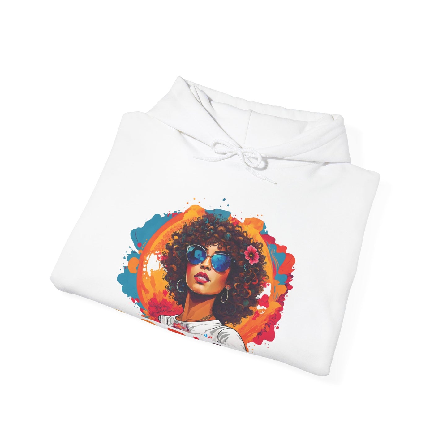 Boricua Girl Colors Unisex Heavy Blend™ Boricua-Style Hoodies