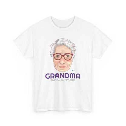 Abuela Boricua Always Here Never Left Heavy Cotton Tee