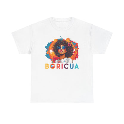 Boricua Girl Colors Unisex Heavy Cotton Tee