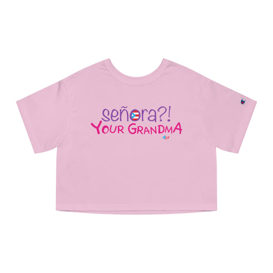 Señora Your Grandma Women's Flowy Cropped Tee