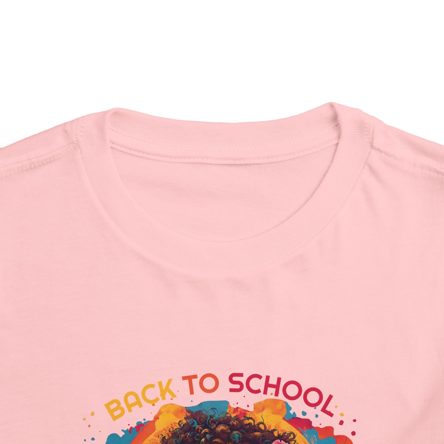 Back to School Boricua Girl Flow Toddler Short Sleeve Tee