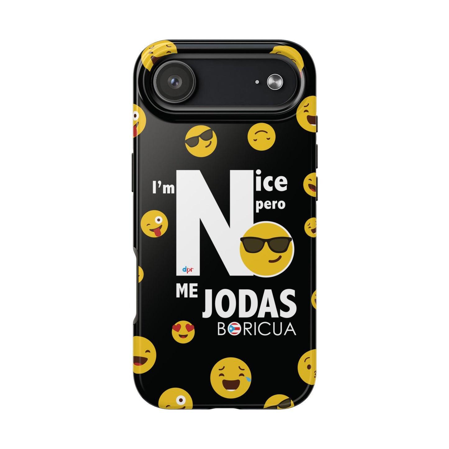 I'm Nice pero No me Jodas Tough Black Phone Cases