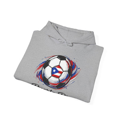 Puerto Rico Soccer ball Unisex Heavy Blend™ Boricua-Style Hoodies