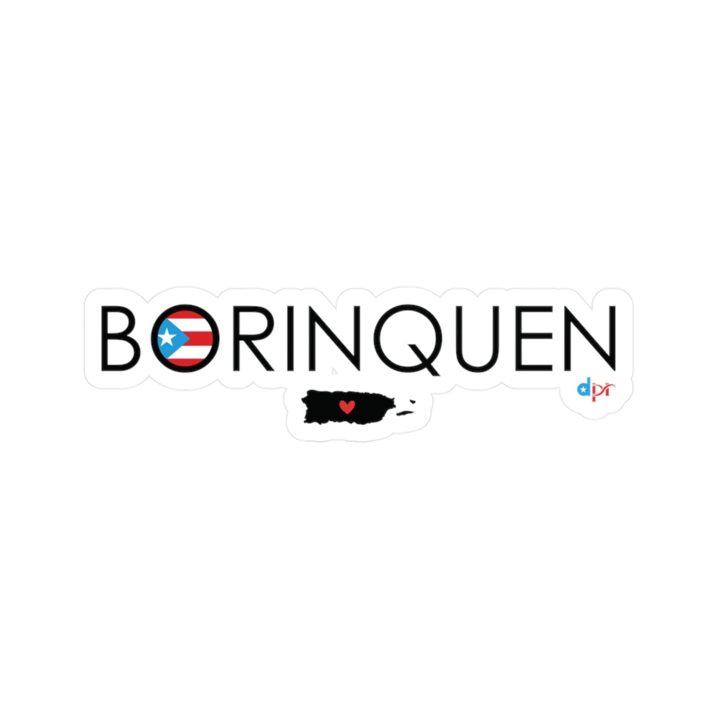 Borinquen Kiss-Cut Vinyl Decals
