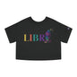 LIBRE BORICUA Flowy Cropped Tee