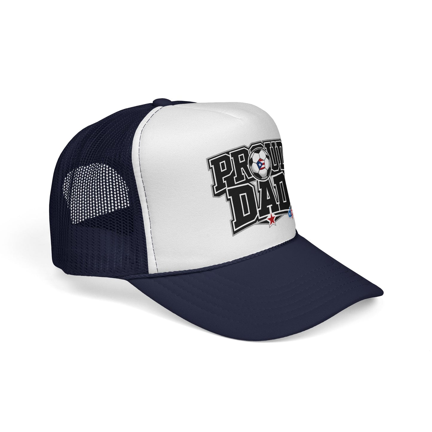 Proud Dad Soccer Boricua Trucker Caps FREE SHIPPING