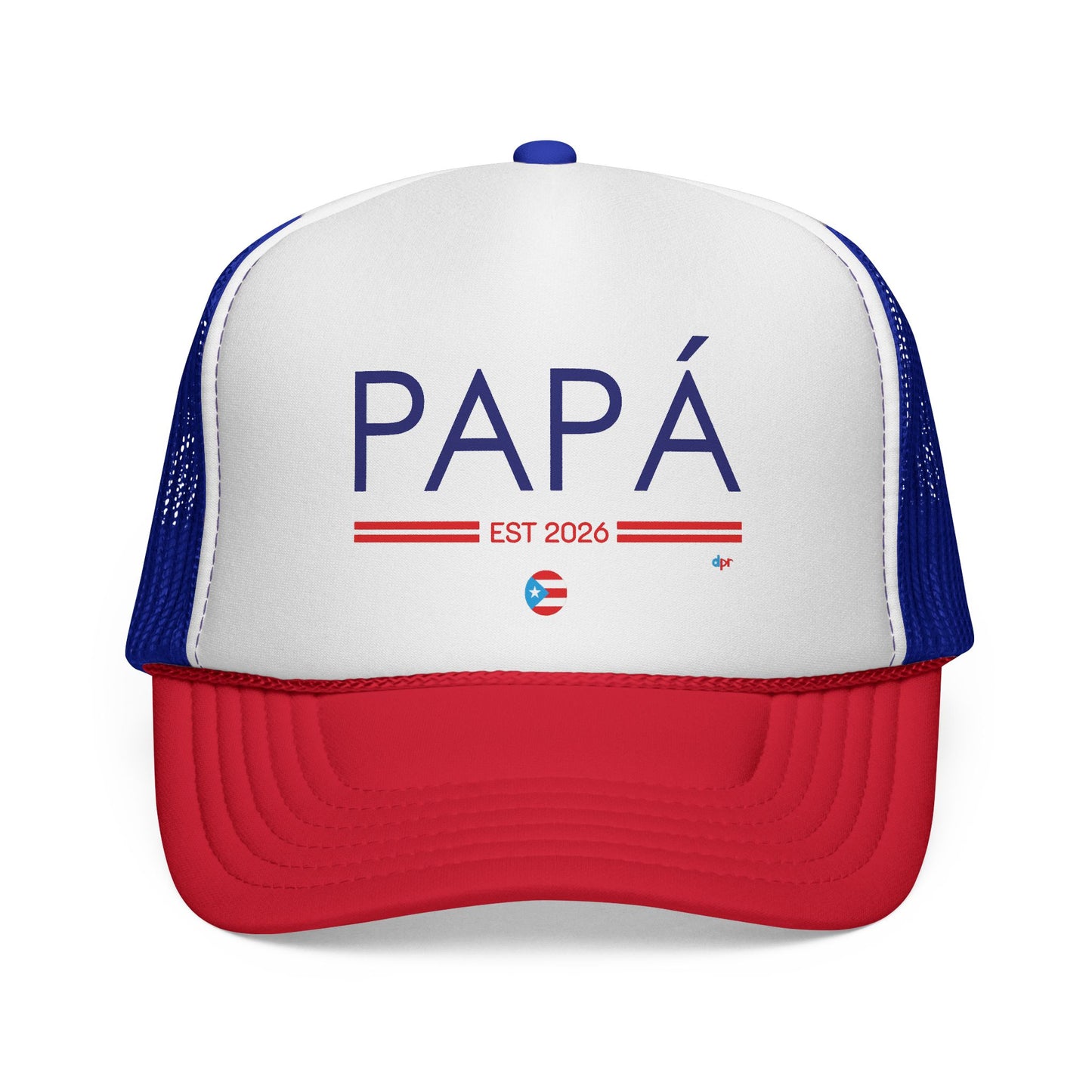Papá Established 2026 Puerto Rican Pride Trucker Caps FREE SHIPPING