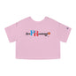 Puerto Rico Basketball Cropped Tee | RePResentando™ Women's Flowy Crop Top | Boricua Basketball Shirt