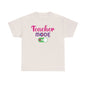 Teacher Mode ON - Back to School Boricua Teacher Heavy Cotton Tee