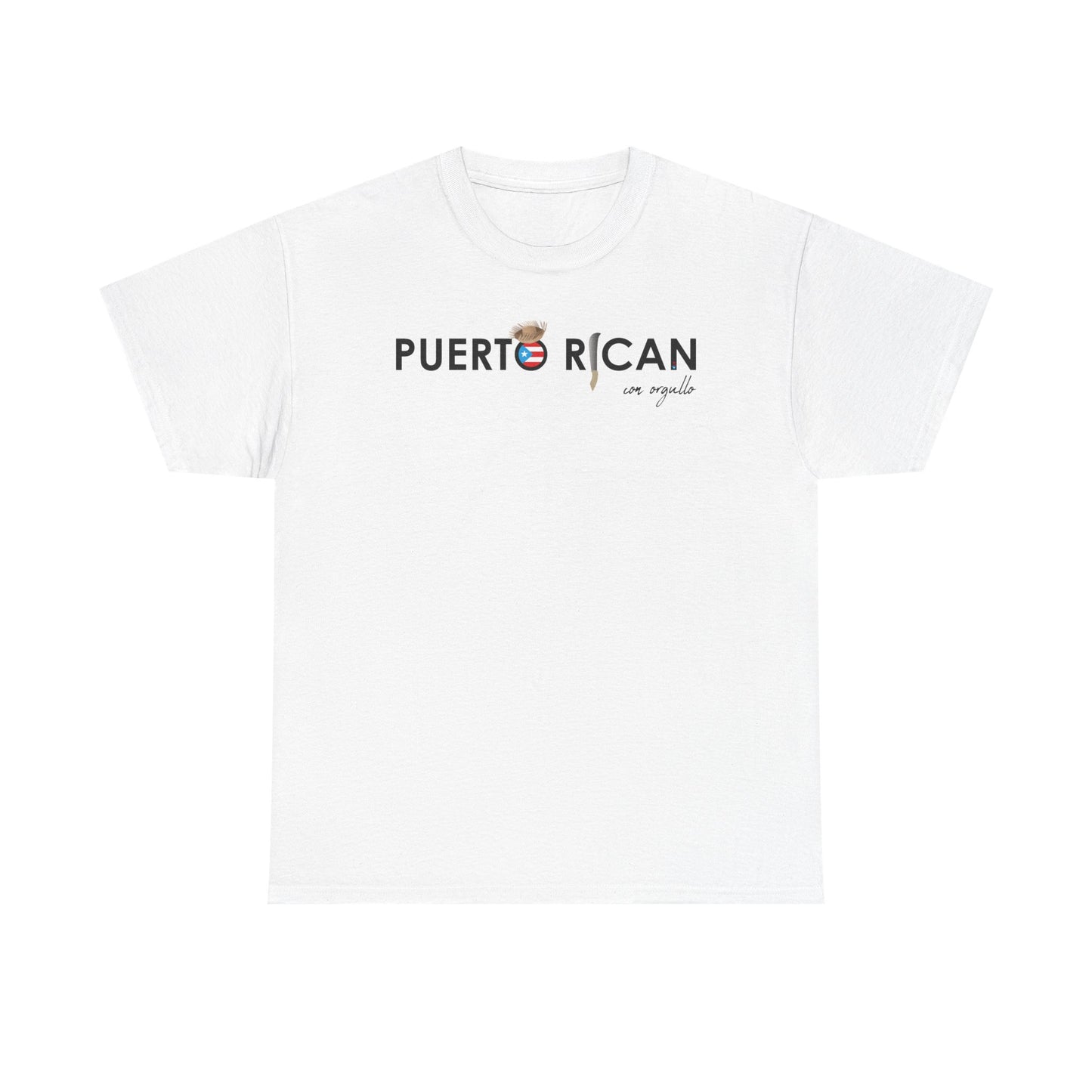 Puerto Rican con Orgullo Unisex Heavy Cotton Tee