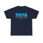 Papá My Hero Blue Heavy Cotton Tee