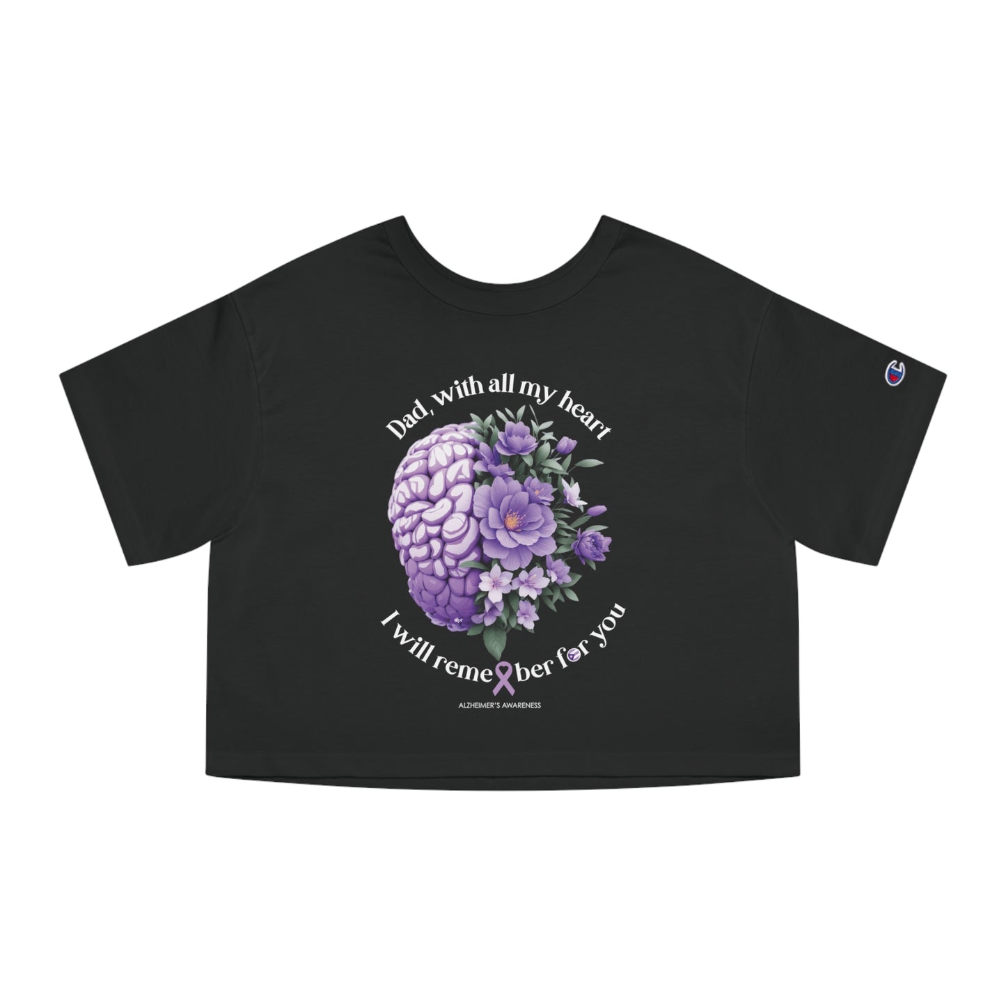 DAD I Will Remember for You  Flowy Cropped Tee