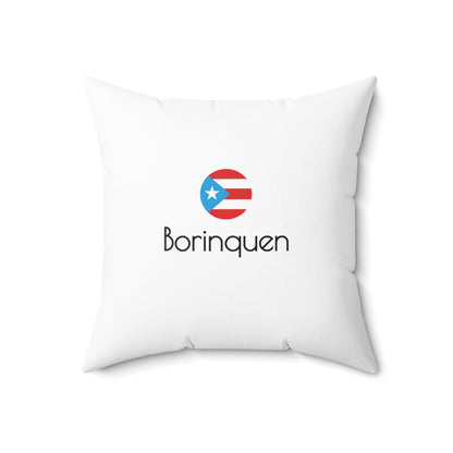 Distance Means So Little Florida Spun Polyester Square Pillow