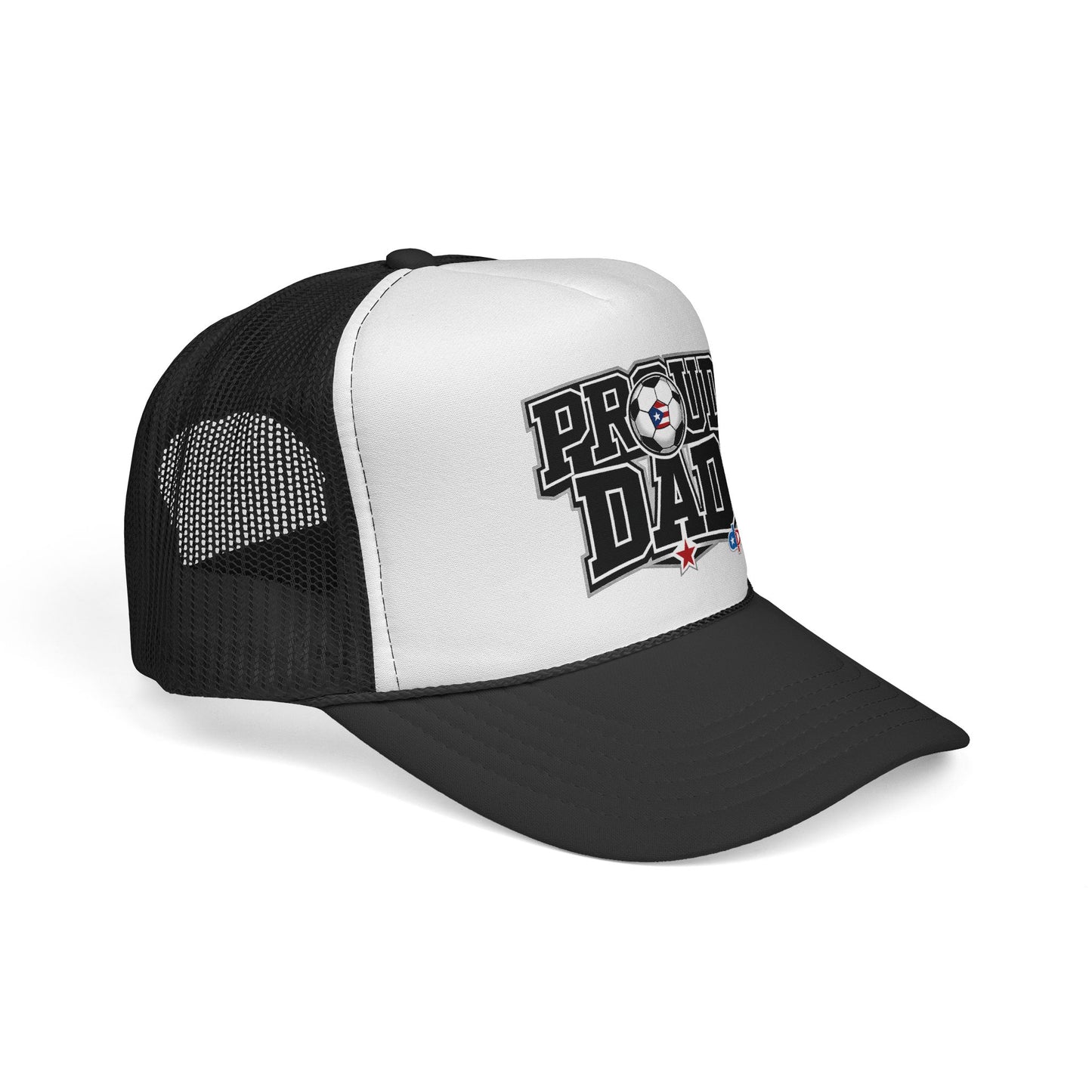 Proud Dad Soccer Boricua Trucker Caps FREE SHIPPING