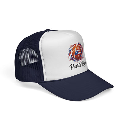 Puerto Rico Basketball Flag Trucker Caps FREE SHIPPING