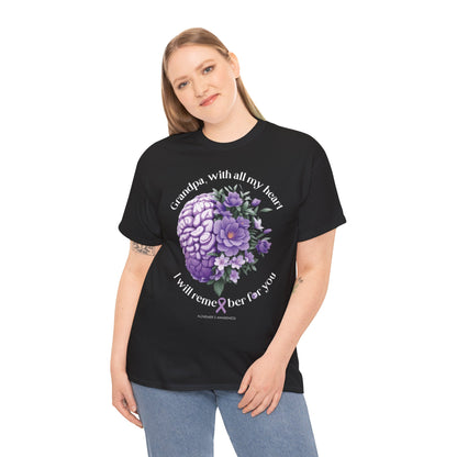 GRANDPA I Will Remember for You Unisex Heavy Cotton Tee