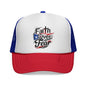 Faith Over Fear Puerto Rican Flag Soccer Ball Trucker Caps FREE SHIPPING