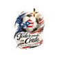Todo lo puedo en Cristo Puerto Rican Flag Soccer Ball Waterproof Kiss-Cut Vinyl Decal