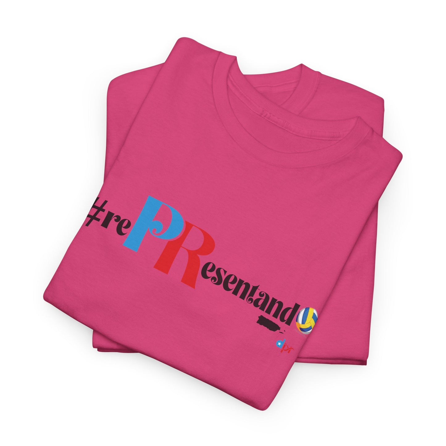 RePResentando Volleyball Unisex Heavy Cotton Tee