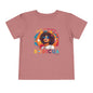 Back to School Boricua Girl Flow Toddler Short Sleeve Tee