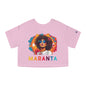 Maranta Boricua Girl Women's Flowy Cropped Tee