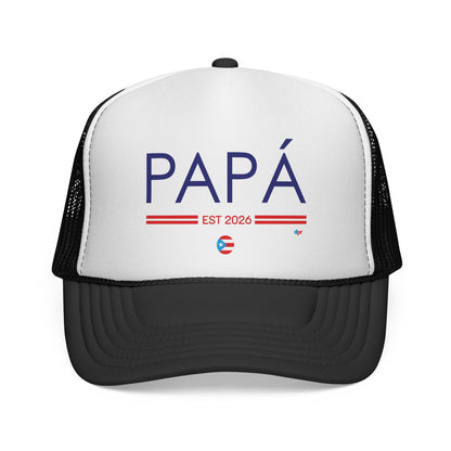 Papá Established 2026 Puerto Rican Pride Trucker Caps FREE SHIPPING