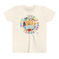 Back to School Boricua Girl Youth Short Sleeve Tee